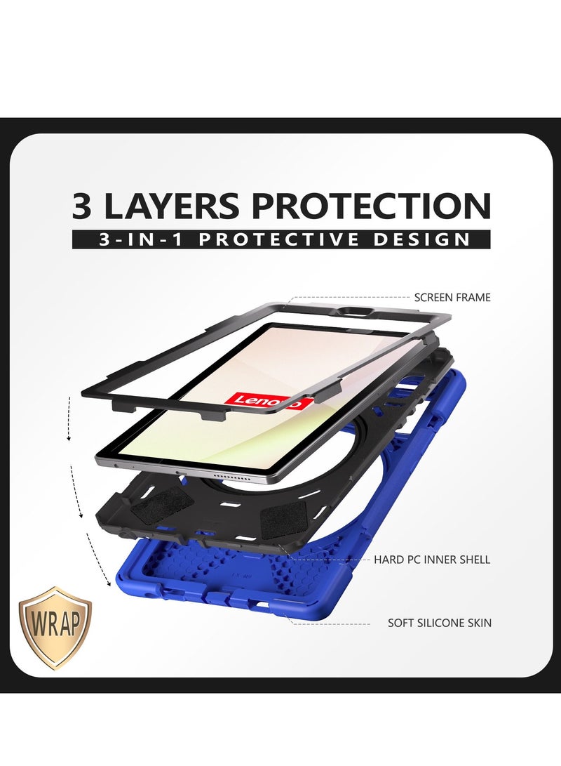 GULFLINK Back Cover Protect Case for Lenovo M9 TB-310FU 2023 Blue - Image 3