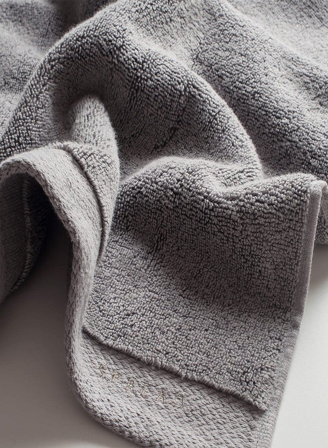 Spread Spain Resort Luxury Hotel & Spa Quality, 720 GSM Luxurious Cotton, 13x13 Inches 2 Piece Face Towel Set for Maximum Softness & Absorbency, Ultra-Durable - Carbon - Image 2