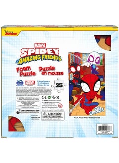 Spin Master Games Marvel 25Piece Jigsaw Foam Squishy Puzzle Go Spidey! Disney Junior Spidey And His Amazing Friends Show For Kids Ages 4 And Up  - Image 5