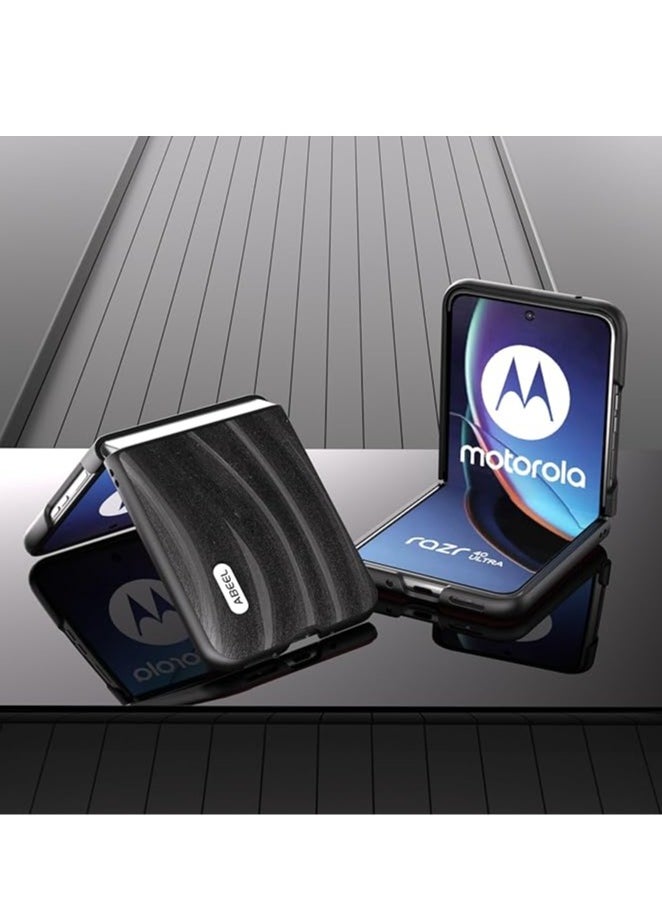 General - The leather case is compatible with the Motorola Razr 40 Ultra back, and the shock-resistant and anti-slip ultra-thin protective phone case is compatible with the Motorola Razr 40 Ultra - Image 1
