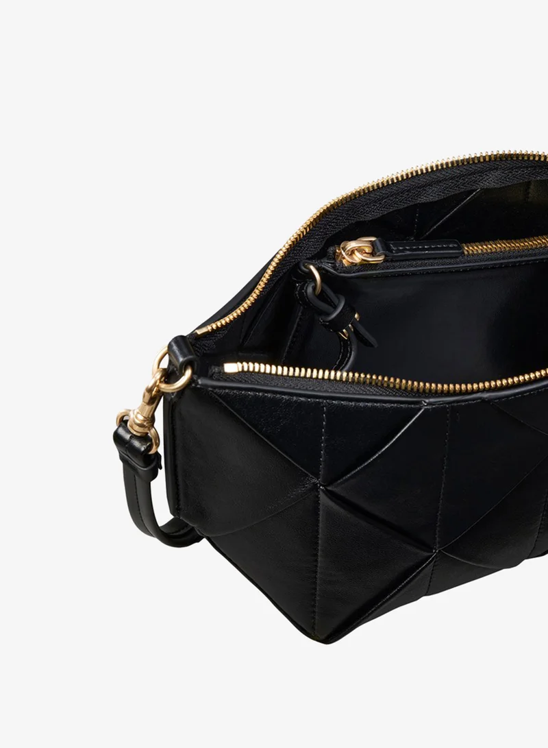 Calvin Klein  Patchwork Logo Tab Shoulder Bag for Women | Best Price UAE
