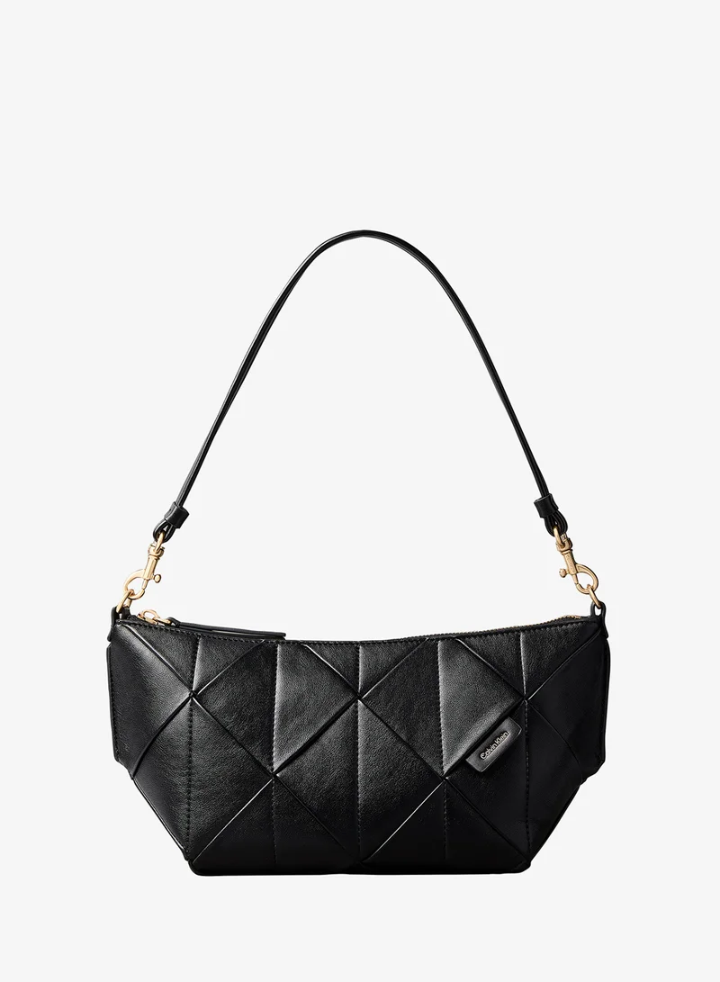 Patchwork Logo Tab Shoulder Bag