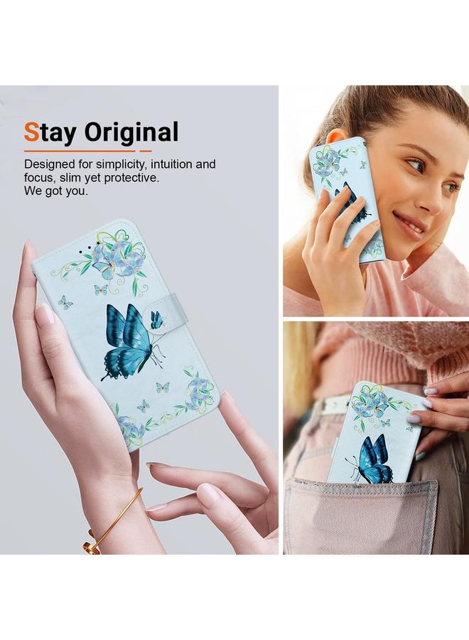S-TOP Case For iPhone 16 Plus Crystal Texture Colored Drawing Leather Phone Case - Image 5