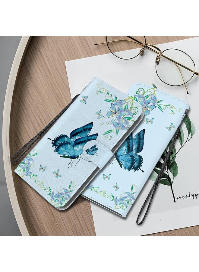 S-TOP Case For iPhone 16 Plus Crystal Texture Colored Drawing Leather Phone Case - Image 2