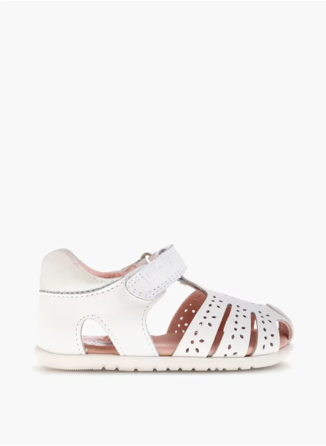 بابلوسكي Girls' Strap Sandals with Hook and Loop Closure