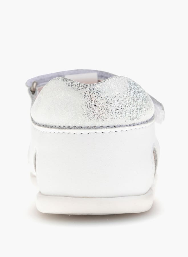 Pablosky Girls' Strap Sandals with Hook and Loop Closure  - Image 3