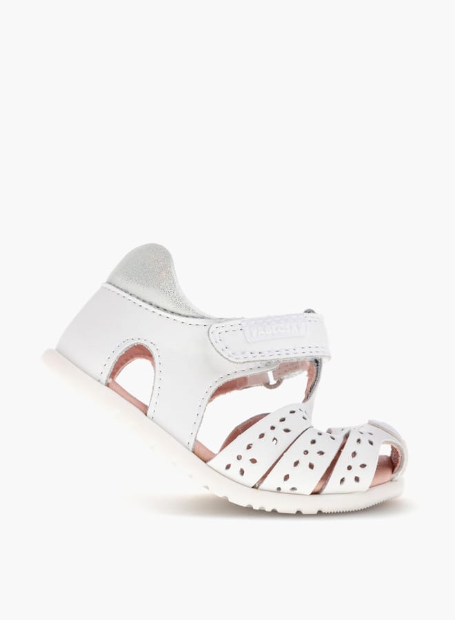 Pablosky Girls' Strap Sandals with Hook and Loop Closure  - Image 5