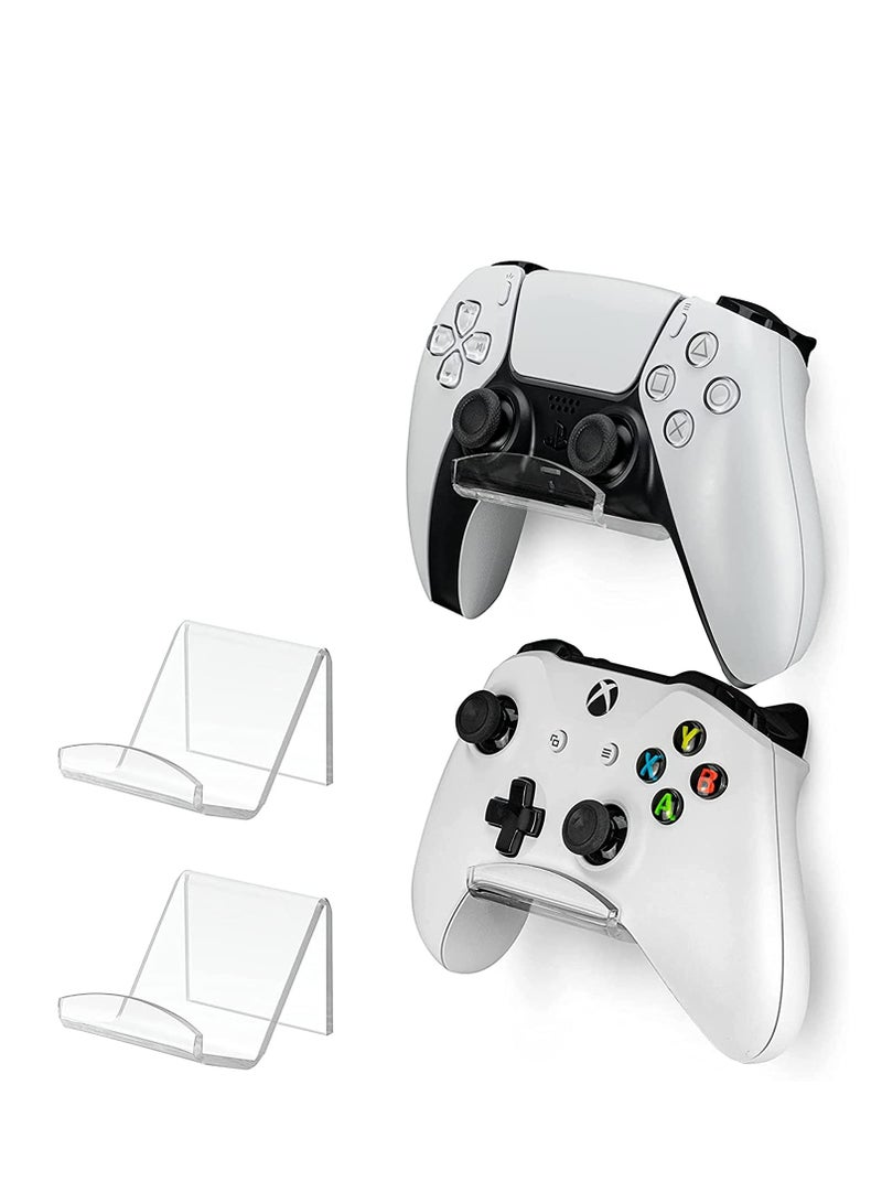 Zikra Game Controller Wall Mount Holder Stand (4 Pack) For Xbox One Ps4 Ps5 Steam Switch Pc Universal Gamepad Accessories - Image 2