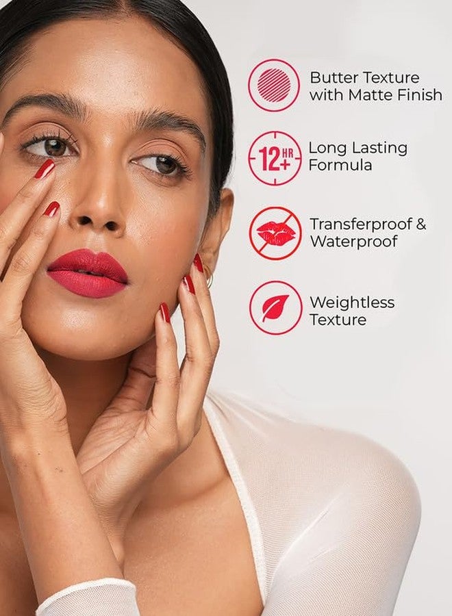 INSIGHT Stay Matte Lipcolor | Butter Texture with Matte Finish | Long Lasting Formula | Transferproof | Comfortable Wear | Infused with Avocado Oil & Niacinamide - (QUIETLY CONFIDENT) 3g - Image 3