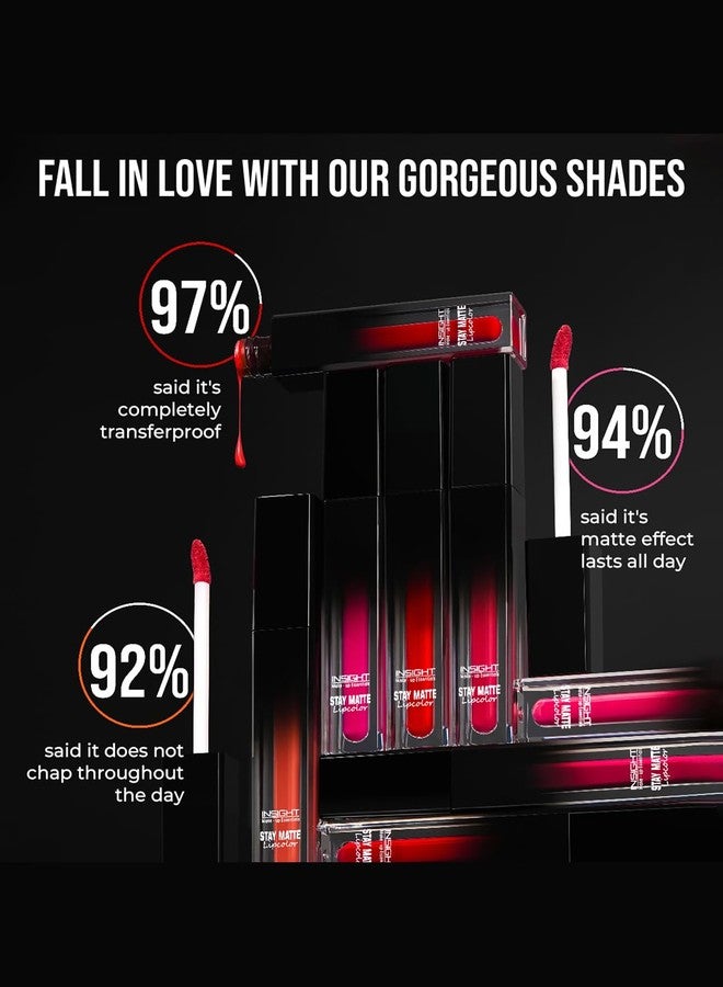 INSIGHT Stay Matte Lipcolor | Butter Texture with Matte Finish | Long Lasting Formula | Transferproof | Comfortable Wear | Infused with Avocado Oil & Niacinamide - (QUIETLY CONFIDENT) 3g - Image 2