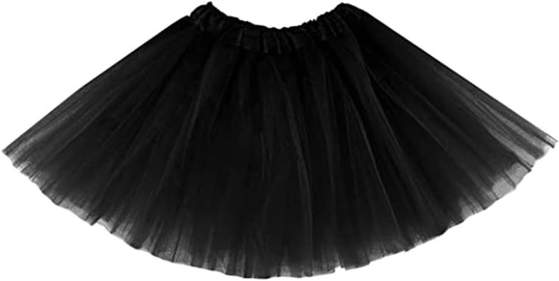 REETAN Christmas Tulle Tutu Skirt Ballet Layered Dance Skirt for Women - Image 1