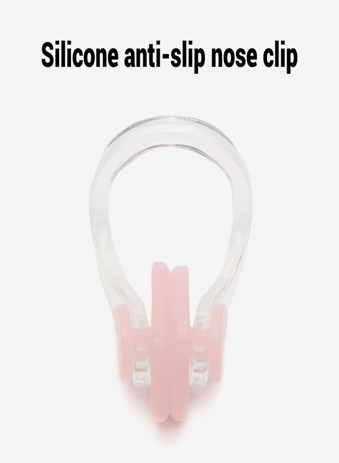 IVICOO 2-Pack Silicone Nose Plugs for Swimming, Waterproof Comfortable Nose Clips for Kids and Adults, Blue & Pink - Image 2