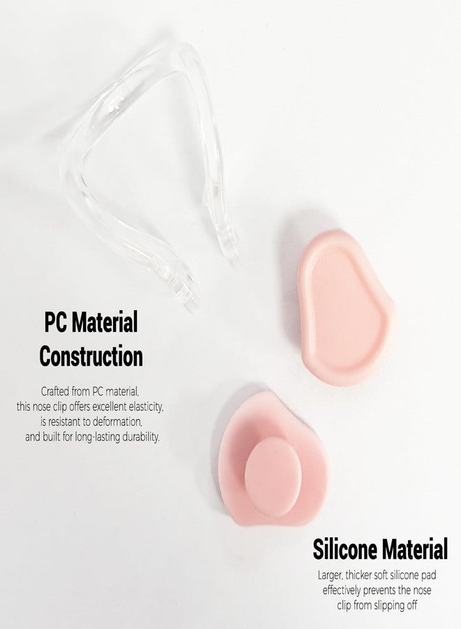 IVICOO 2-Pack Silicone Nose Plugs for Swimming, Waterproof Comfortable Nose Clips for Kids and Adults, Blue & Pink - Image 4