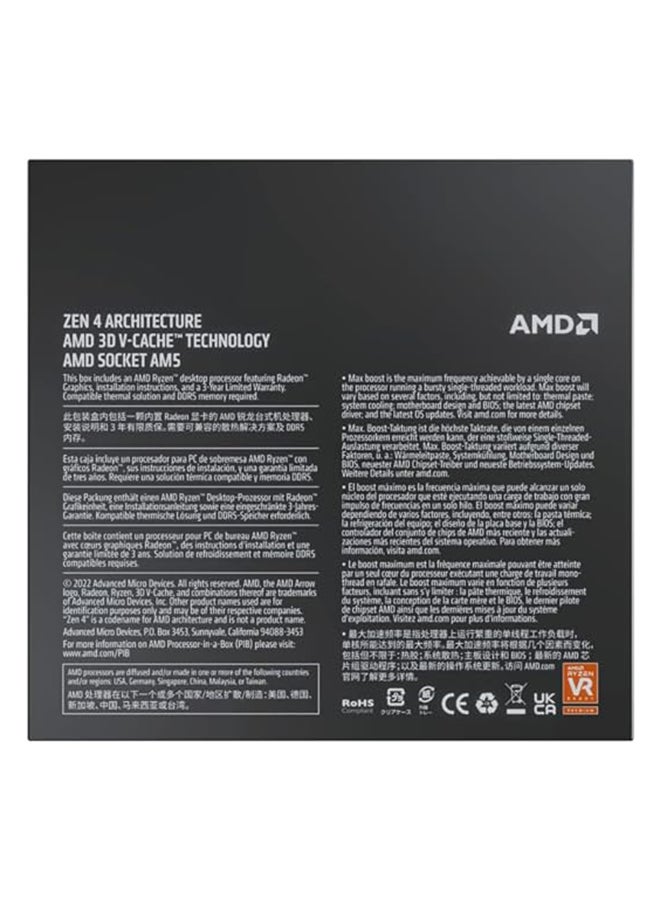 اي ام دي معالج سطح المكتب Ryzen 7 7800X3D ثماني النواة و16 خيطًا - Image 4