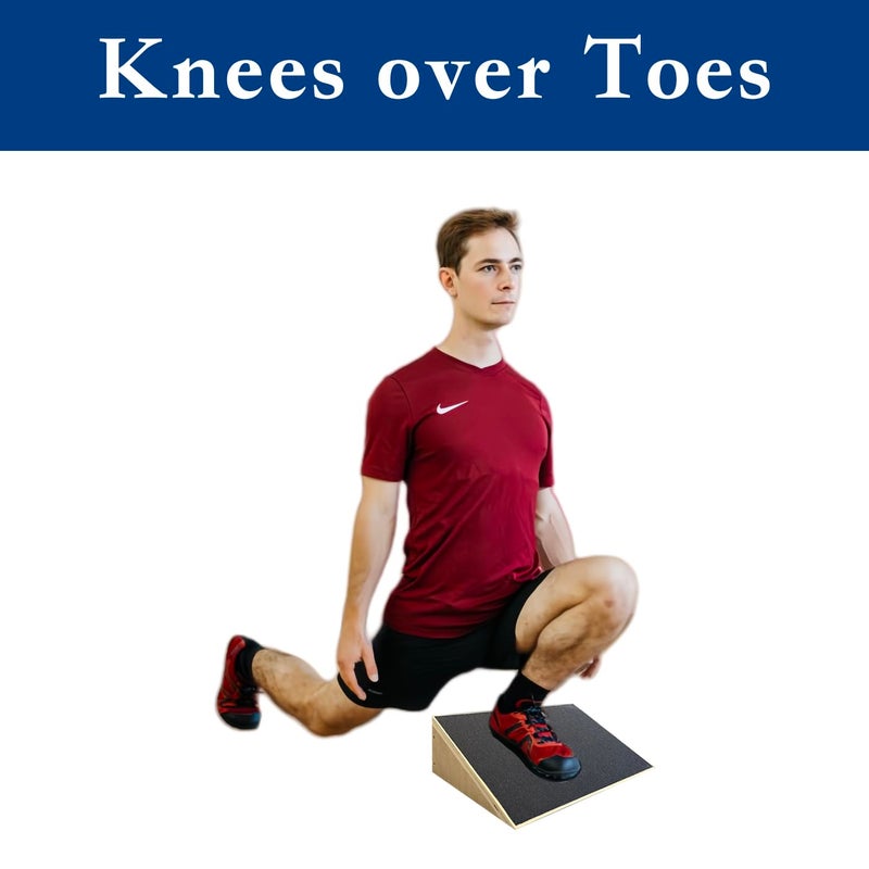 UKIA Slant Board for Squats - Slant Board Squat Wedge for Calf Stretching - Non-Slip 25 Degree Incline Knees Over Toes Weightlifting Equipment to Improve Athletic Performance - Image 5