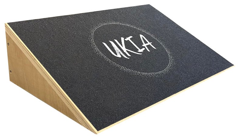UKIA Slant Board for Squats - Slant Board Squat Wedge for Calf Stretching - Non-Slip 25 Degree Incline Knees Over Toes Weightlifting Equipment to Improve Athletic Performance - Image 1