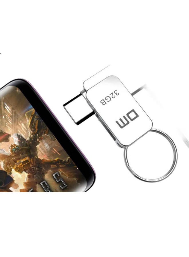 DM Dm Bigmai 32Gb Type-C Usb3.0 Flash Drive Metal Pd059 Android Phone Computer Dual-Use Flash Drive Car High-Speed U Disk - Image 2