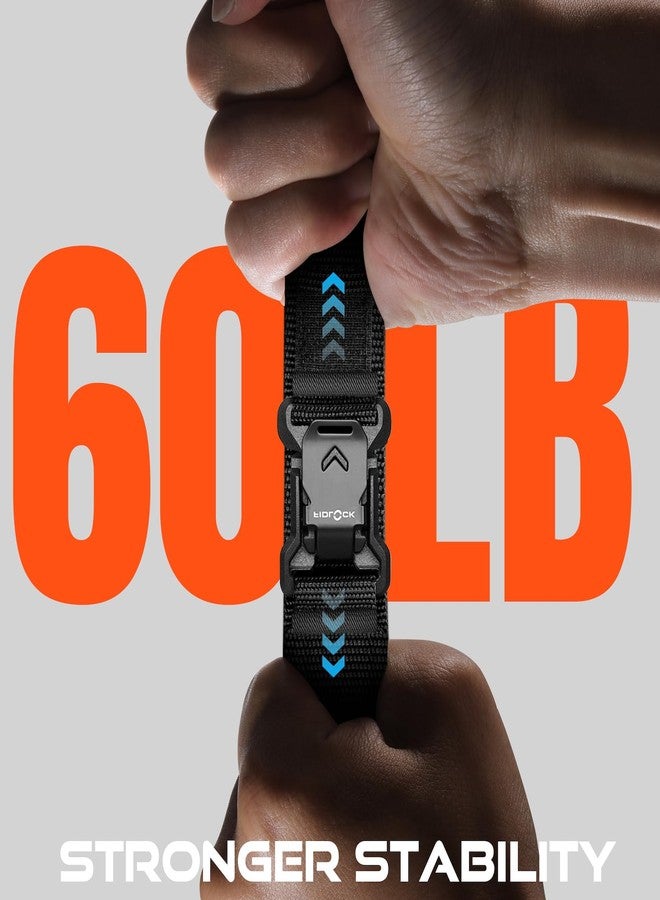 Bandletic سوار Bandletic متوافق مع ساعة Apple Watch Ultra/Ultra 2، متوفر بأحجام 49 مم، 45 مم، 46 مم، 44 مم، و42 مم (3، 2، 1)، مصنوع من النايلون الناعم والمتين، مناسب للرياضة، مزود بإبزيم مغناطيسي، متوافق مع ساعات iWatch Series SE، 10، 9، 8، 7، 6، 5، 4، 3، 2، 1 - Image 4