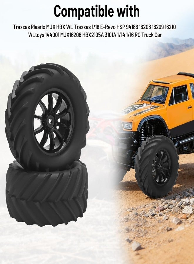 daitoku 12mm Hex RC Truck Tires, daitoku RC Tires and Wheels for TRAXXAS 1/16 E-Revo Rlaarlo HSP 94186 16208 16209 16210 WLtoys 144001 MJX16208 HBX2105A 3101A - Image 3