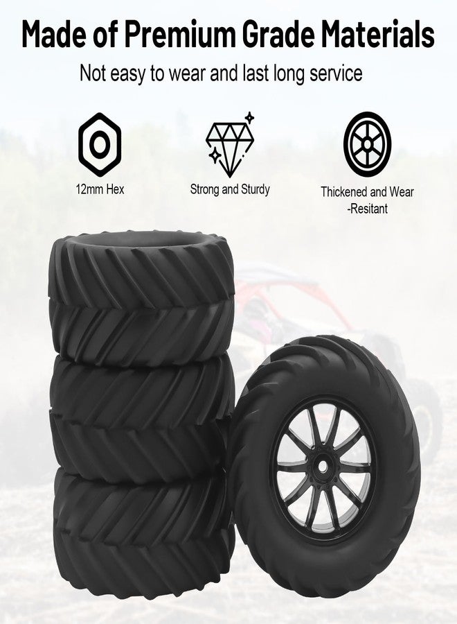 daitoku 12mm Hex RC Truck Tires, daitoku RC Tires and Wheels for TRAXXAS 1/16 E-Revo Rlaarlo HSP 94186 16208 16209 16210 WLtoys 144001 MJX16208 HBX2105A 3101A - Image 4