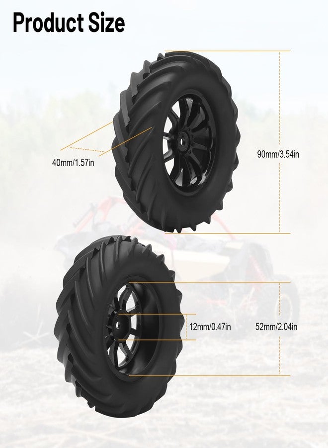 daitoku 12mm Hex RC Truck Tires, daitoku RC Tires and Wheels for TRAXXAS 1/16 E-Revo Rlaarlo HSP 94186 16208 16209 16210 WLtoys 144001 MJX16208 HBX2105A 3101A - Image 5