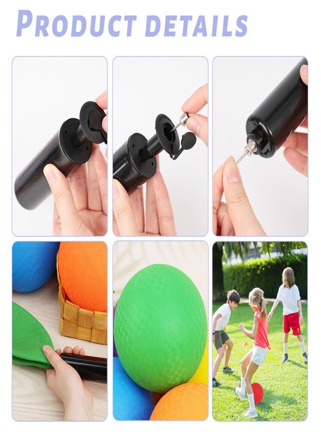 3 otters 6PCS Playground Balls, 8.5 inch Kickballs Soft Dodgeballs Foam Playground Ball Set with 6 Colors - Image 3