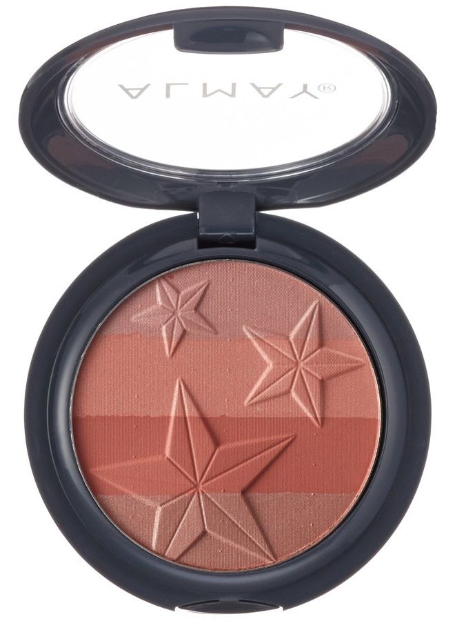 Almay Blush Palette, Face Makeup, High Pigment Powder, Smart Shade Blush, Hypoallergenic, 030 Coral, 0.32 Oz - Image 2