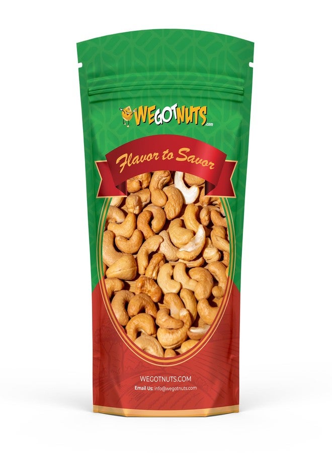 We Got Nuts Roasted Salted Cashews – Premium Quality Kosher Roasted Cashews By We Got Nuts – Natural & Healthy Rich Flavor Snack – Gourmet Savory Flavor – Air-Tight Resealable Bag Package – 4 lbs - Image 1