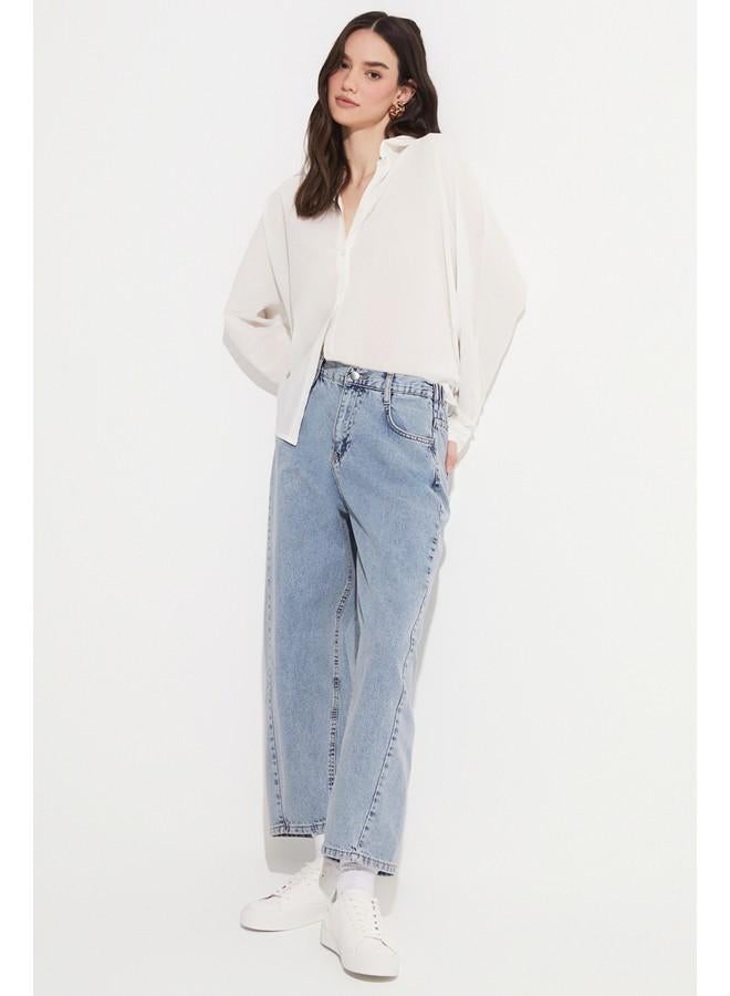 جون قميص قطن 100% - أبيض - Image 1