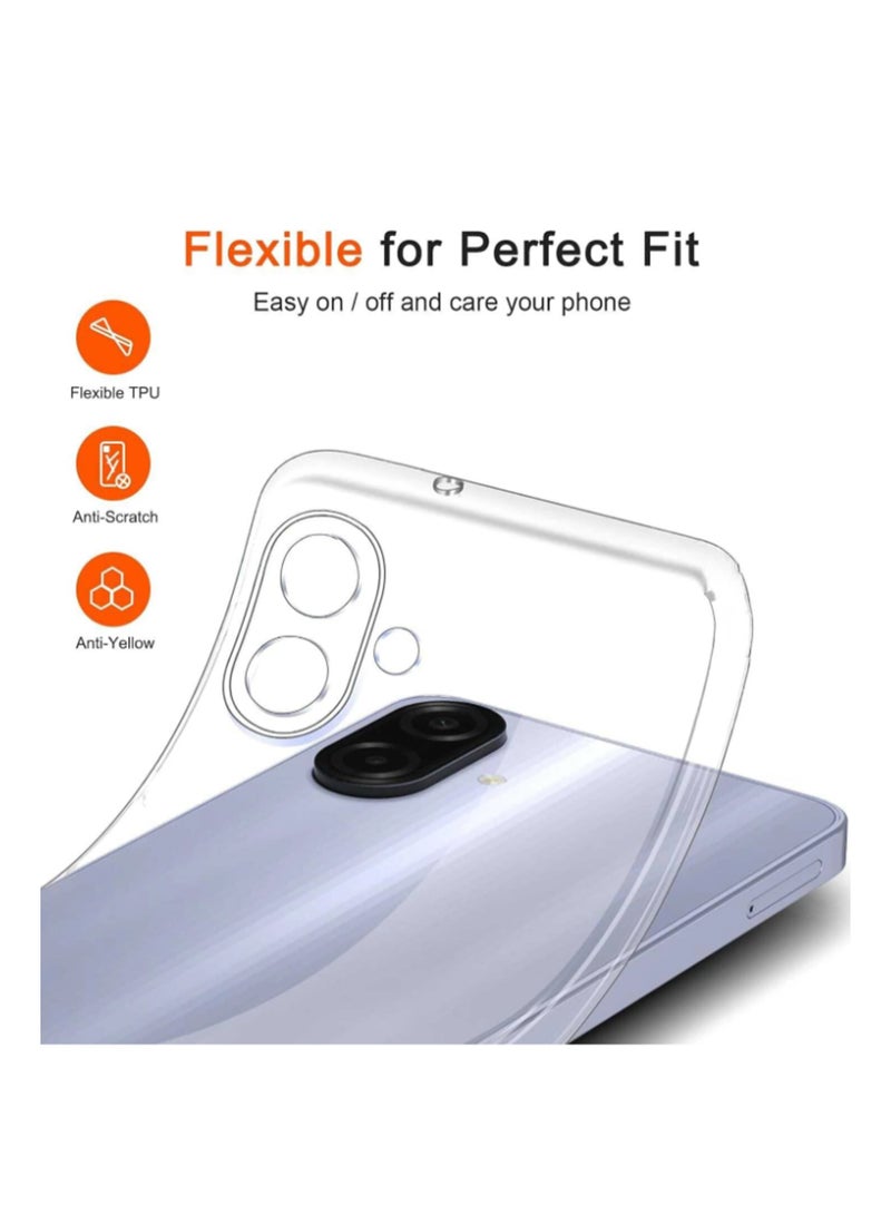 My Choice For Samsung Galaxy A07 Shock Proof Case Cover - Ultra Clear, Durable & Accurate Cut-outs - Scratch, Dust & Smudge Protection - Clear Silicon Back Cover for Samsung Galaxy A07 - Image 2