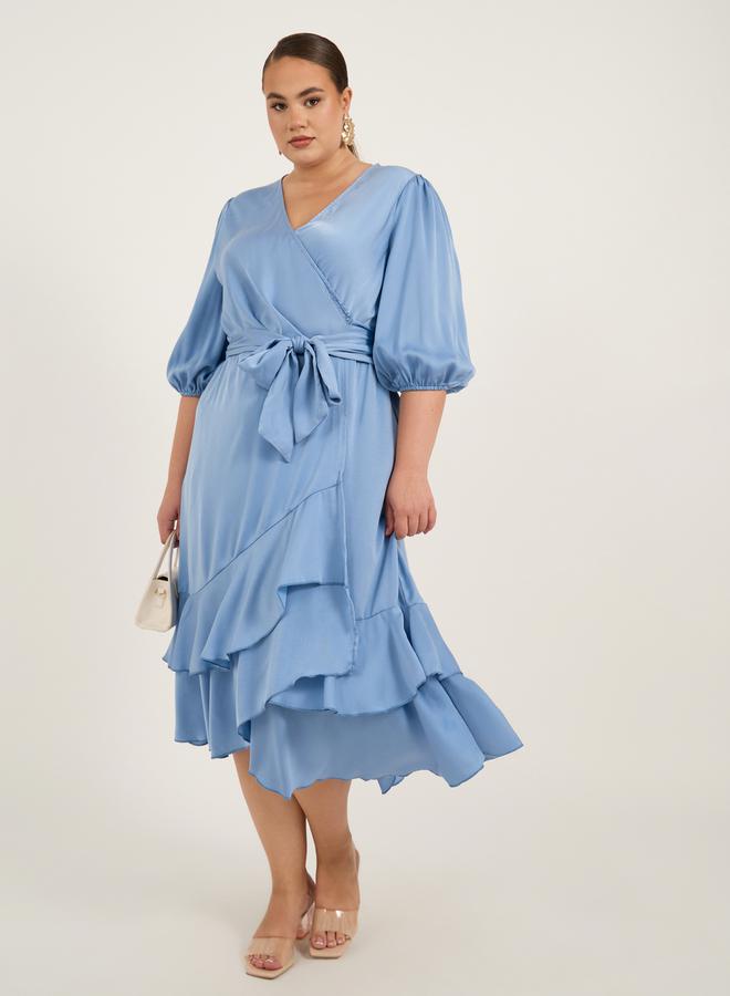 Styli Ruffled Midi Dress  - Image 2