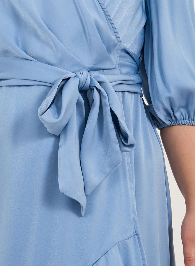 Styli Ruffled Midi Dress  - Image 4