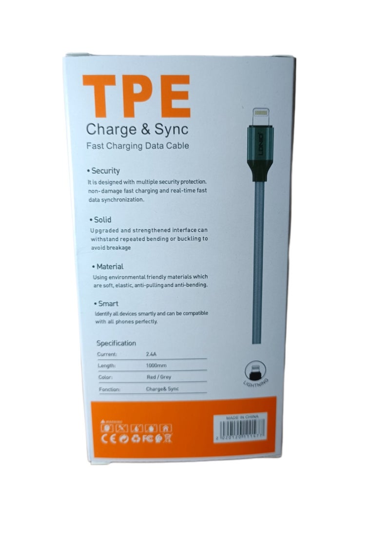LDNIO - USB TO LIGHTNING iphone charging cable - Image 1