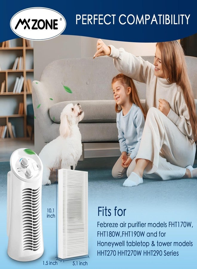 MXZONE True HEPA Filter Replacement Compatible with Febreze FRF102B and Honeywell Filter U, HHT270, HHT290 Series Air Purifier - Image 3