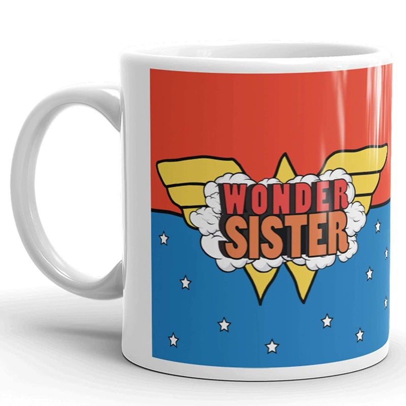 Oye Happy - Super Brother & Wonder Sister Premium Coffee Cup with an Adorable Mirror Card - Best Gift for Siblings/Sister/Rakhi Gifts for Brother/Siblings Day/Bhai Dooj - Image 2