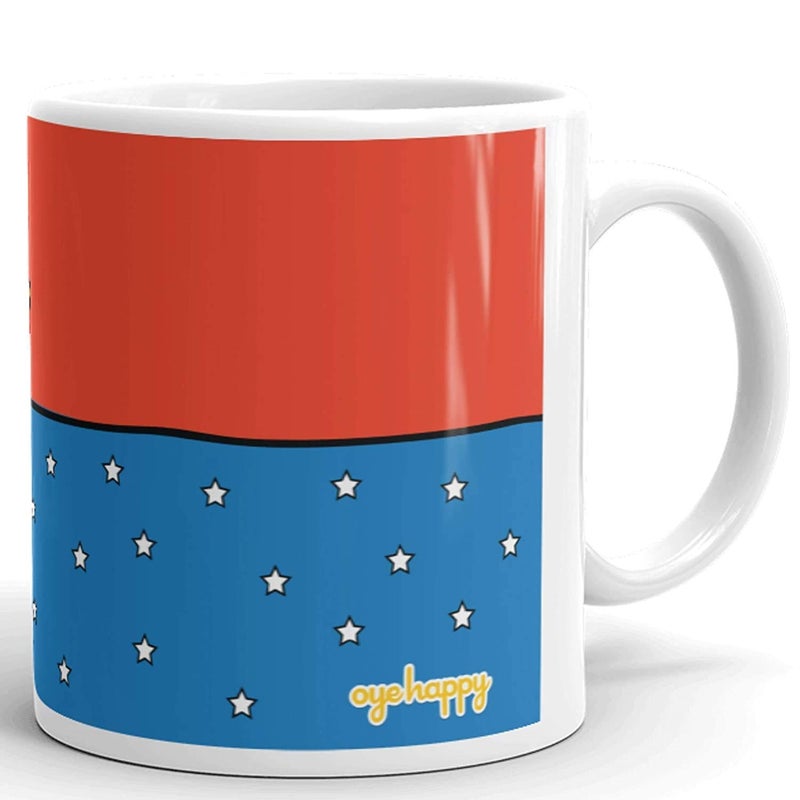 Oye Happy - Super Brother & Wonder Sister Premium Coffee Cup with an Adorable Mirror Card - Best Gift for Siblings/Sister/Rakhi Gifts for Brother/Siblings Day/Bhai Dooj - Image 4