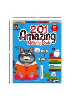 201 Amazing Activity Book - Fun Activities and Puzzles For Children: Spot The Difference, Logical Reasoning, Patterns & Tracing  - Image 3
