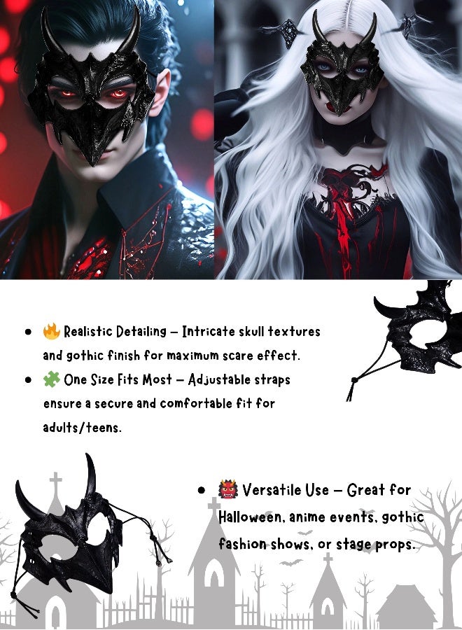 Feelings Black Mask 17X21Cm - Image 4