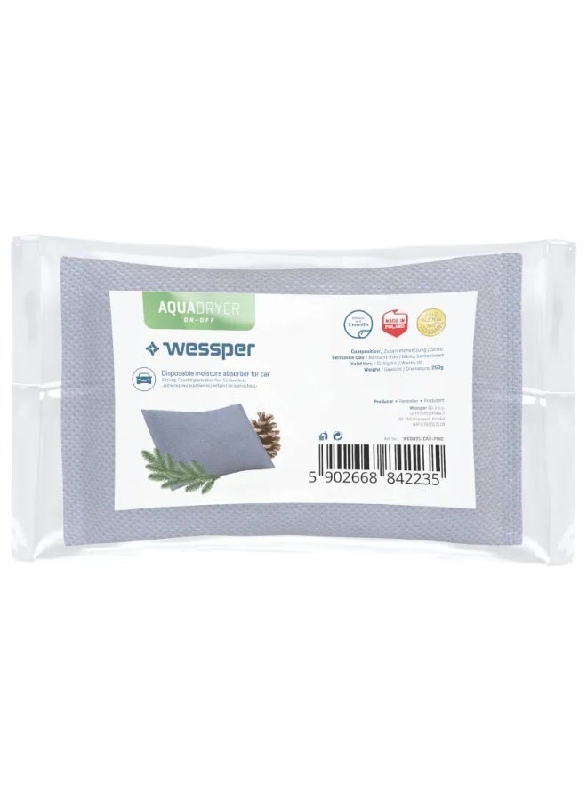 ممتص رطوبة سيارة Wessper AquaDryer – برائحة صنوبر، 250 جم - Image 1