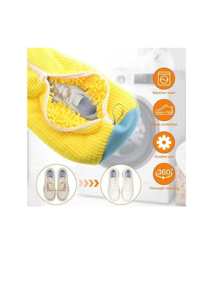 حقيبة غسيل الأحذية المخصصة للغسالة. تحافظ على حذائك نظيفًا وتحميه من التلف أثناء الغسيل - Image 2