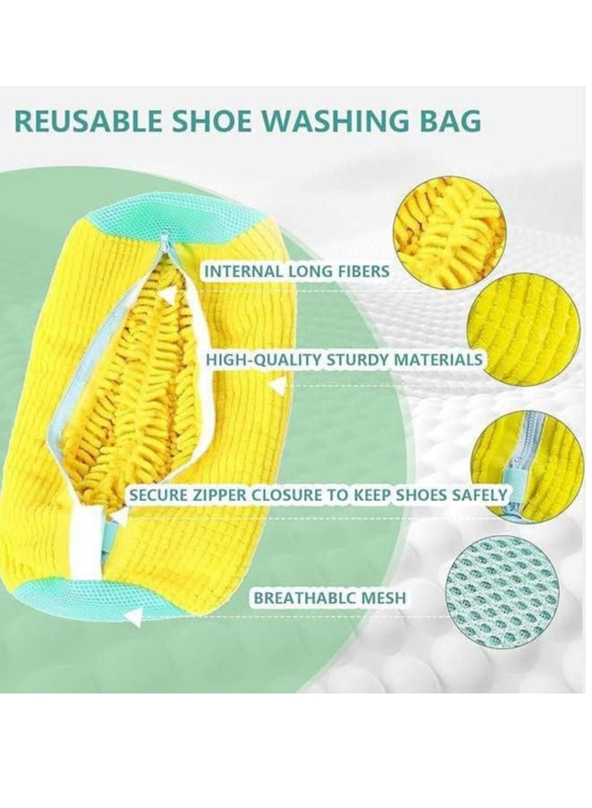 حقيبة غسيل الأحذية المخصصة للغسالة. تحافظ على حذائك نظيفًا وتحميه من التلف أثناء الغسيل - Image 3