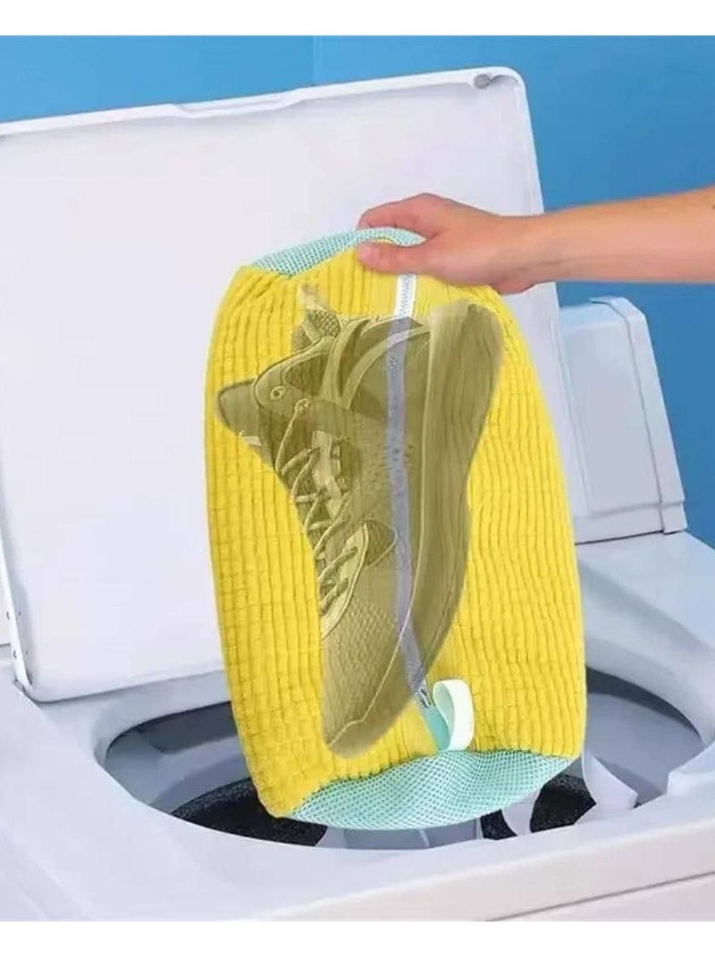 حقيبة غسيل الأحذية المخصصة للغسالة. تحافظ على حذائك نظيفًا وتحميه من التلف أثناء الغسيل - Image 1