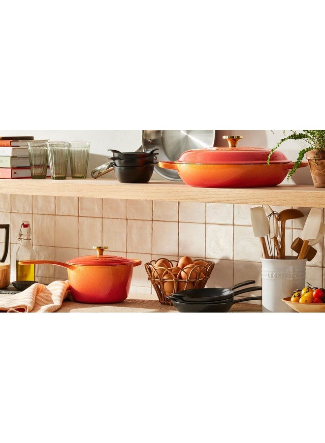 Le Creuset Le Creuset Silicone Craft Series Utensil Set with Stoneware Crock, 5 pc., White  - Image 4