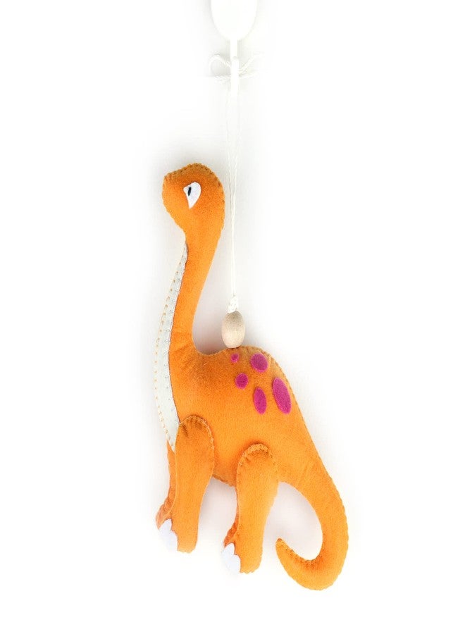 AGD Handmade Brontosaurus Hanging Ornament, Dinosaur Kid Room Decor, Birthday Party Return Gifts, Dino Baby Shower Theme, Children Bedroom (Brontosaurus Dinosaur) - Image 1
