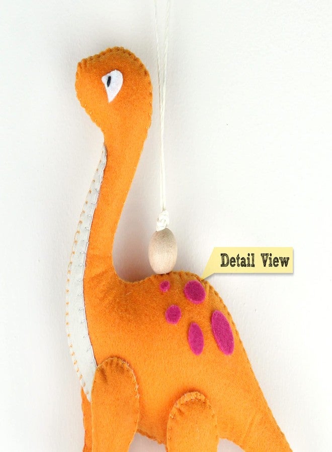 AGD Handmade Brontosaurus Hanging Ornament, Dinosaur Kid Room Decor, Birthday Party Return Gifts, Dino Baby Shower Theme, Children Bedroom (Brontosaurus Dinosaur) - Image 4