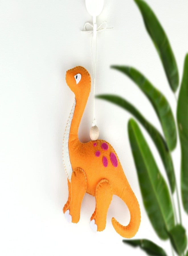 AGD Handmade Brontosaurus Hanging Ornament, Dinosaur Kid Room Decor, Birthday Party Return Gifts, Dino Baby Shower Theme, Children Bedroom (Brontosaurus Dinosaur) - Image 2