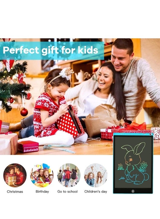 LCD Writing Tablet, 12 Inch Coloring Drawing Tablet Doodle Board Learning Toys, Erasable and Reusable Electronic Electronic e-Writing Sketch Pad, Event Birthday Gifts for Children 3 Age+ (Black) - Image 4