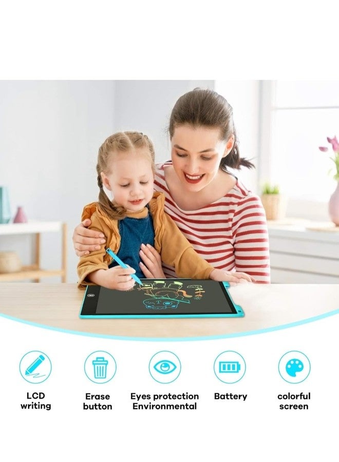 LCD Writing Tablet, 12 Inch Coloring Drawing Tablet Doodle Board Learning Toys, Erasable and Reusable Electronic Electronic e-Writing Sketch Pad, Event Birthday Gifts for Children 3 Age+ (Black) - Image 3