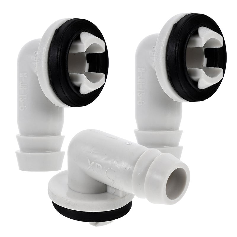3pcs Drain Hose Adapter Air Conditioner Drain Fitting Leak- Air Conditioner Drain Hose Connector Elbow Fitting Drain Adapter - Image 1