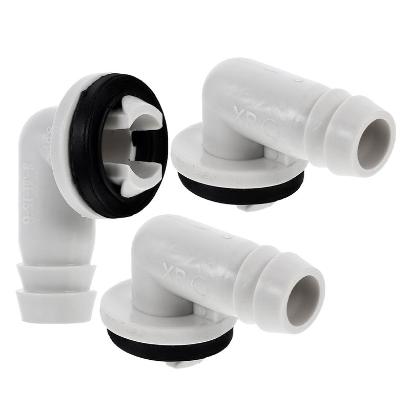 3pcs Drain Hose Adapter Air Conditioner Drain Fitting Leak- Air Conditioner Drain Hose Connector Elbow Fitting Drain Adapter - Image 4